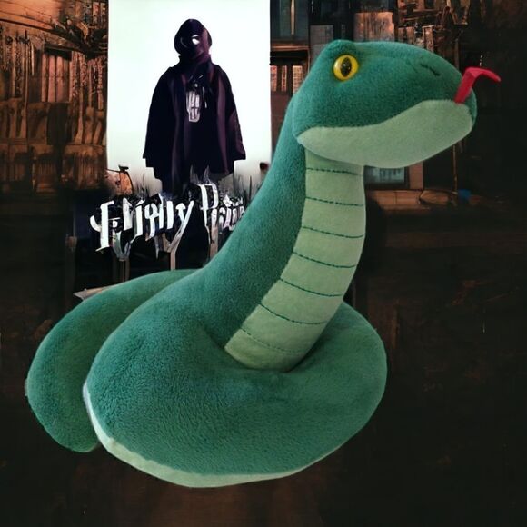 Slytherin Snake Stuffed Animal Harry Potter The Noble Collection Wizarding World - Picture 15 of 16